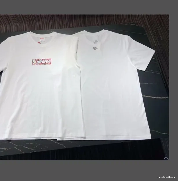L T-shirt Charity Relief Short Village Logo Tee S branded Box M XL COVID-19 Co Shanglong Sleeve 0808
